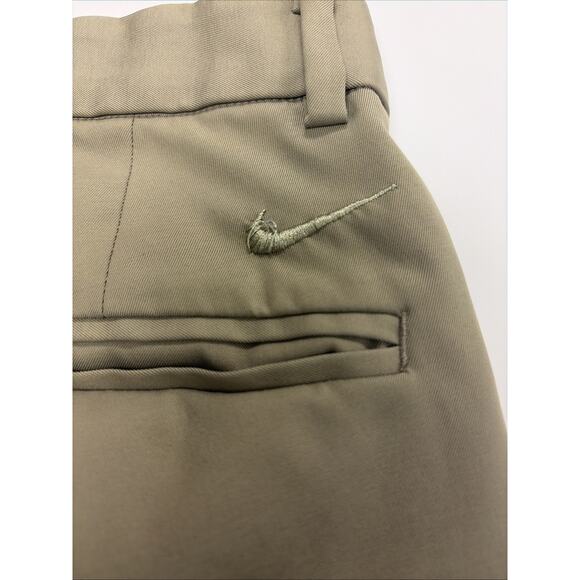 Nike Golf Dri Fit Shorts Khaki Mens 28 Pleated - Picture 2 of 7